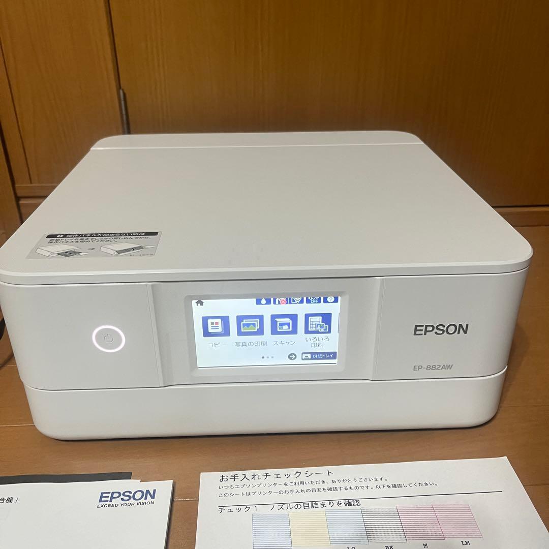 エプソンプリンター EP-882AW ノズルチェックOK