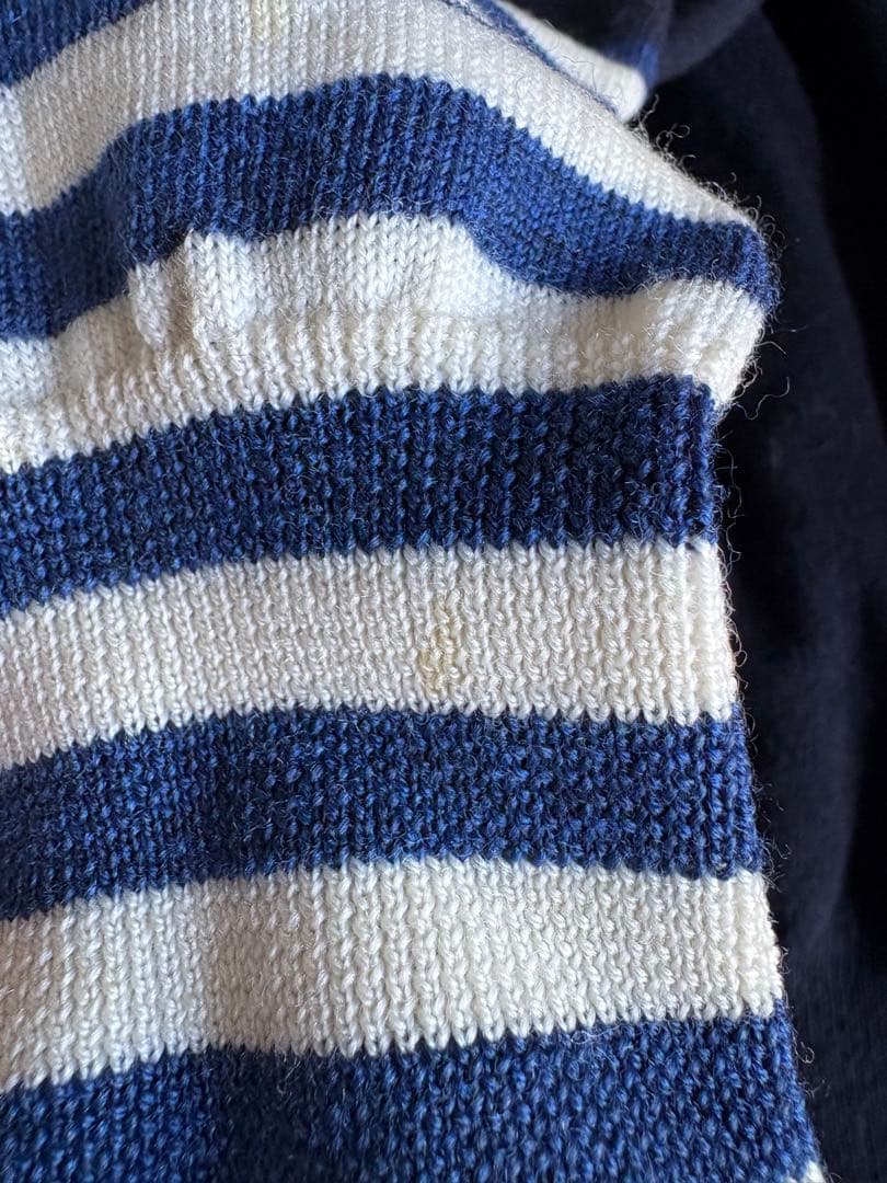 COMME des GARCONS SHIRT 袖ストライプセーター