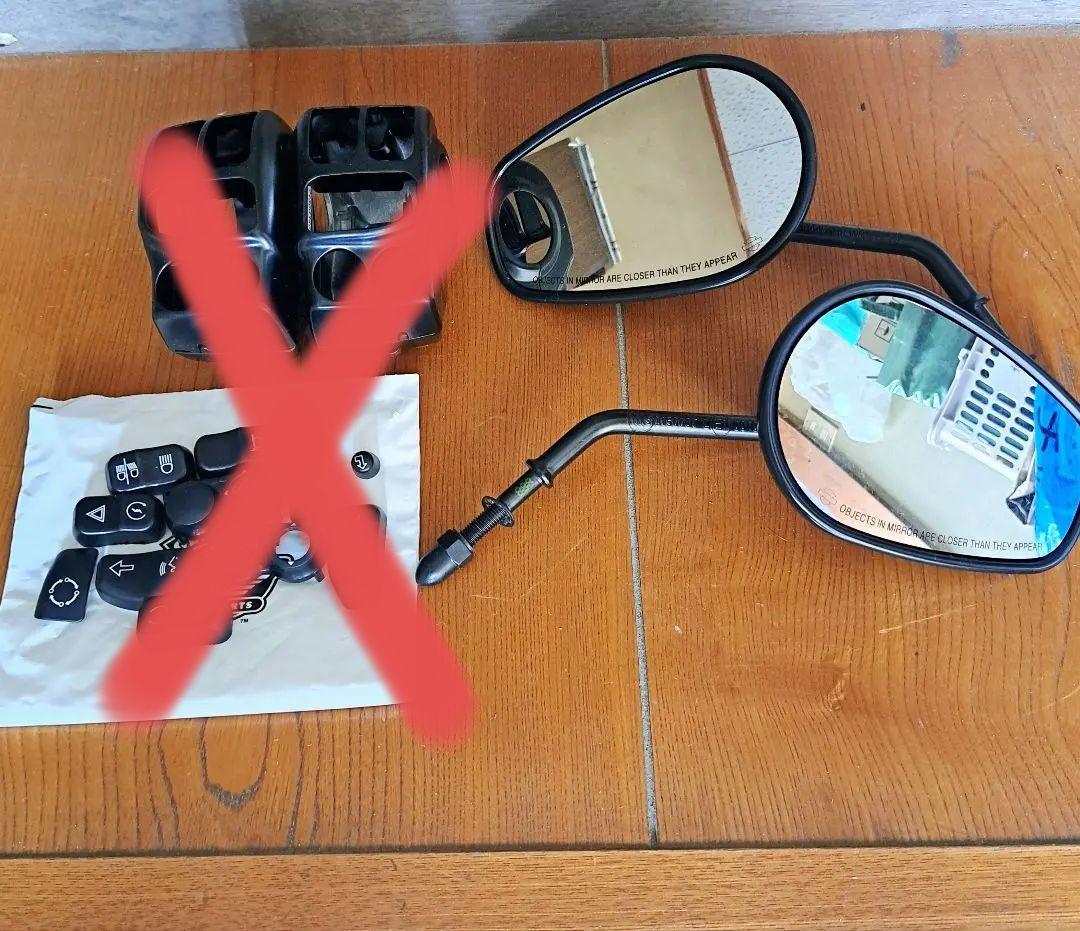 ハーレーダビッドソン バイク ミラー