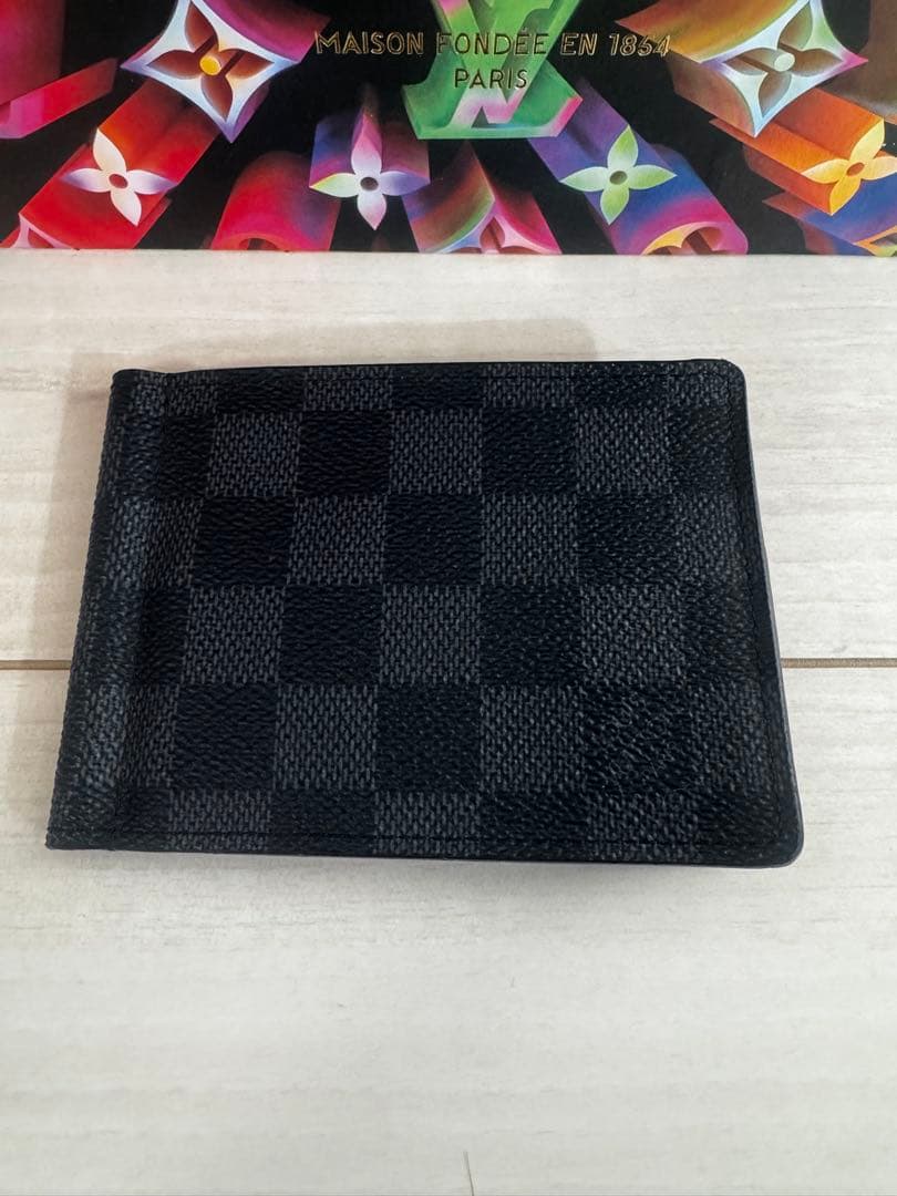 【値下げ】ルイヴィトン ダミエグラフィット ポルトフォイユパンス ブラック