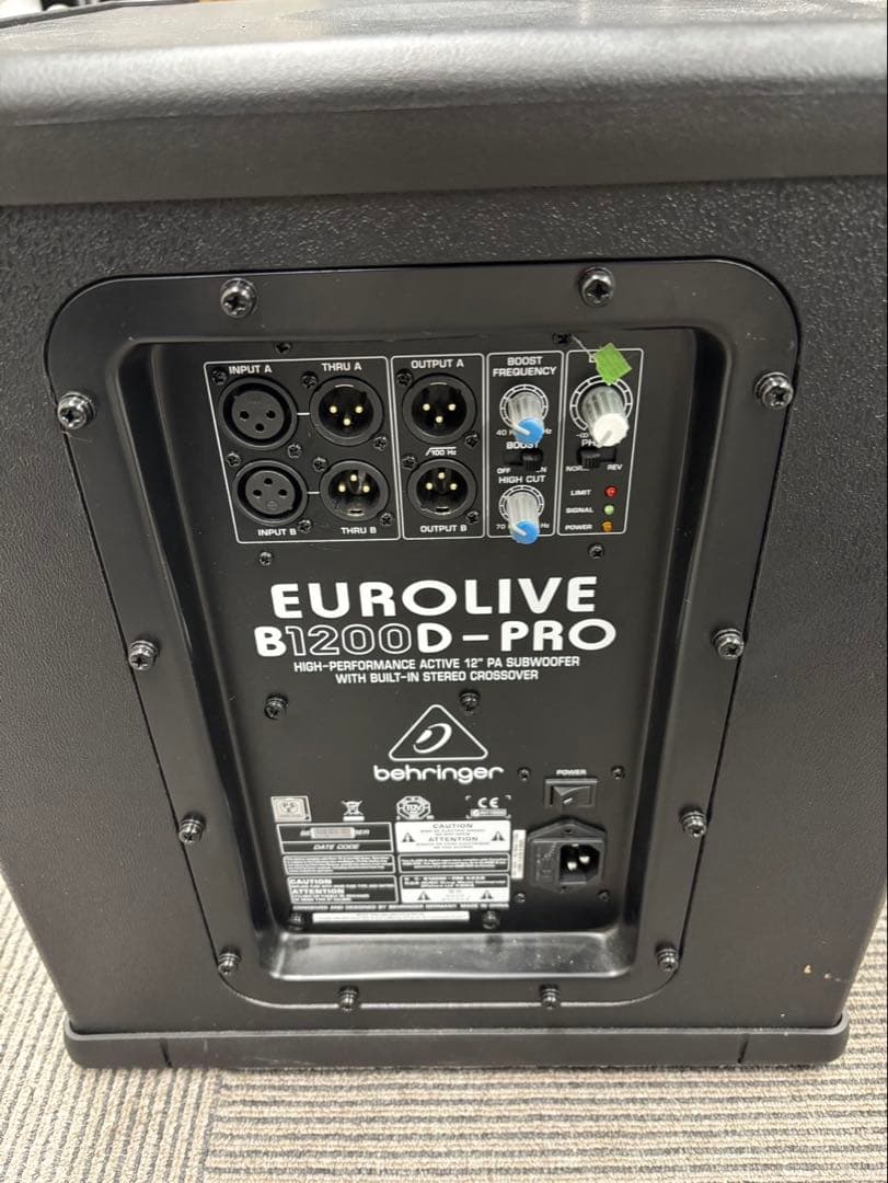 DG　behringer B1200D PRO