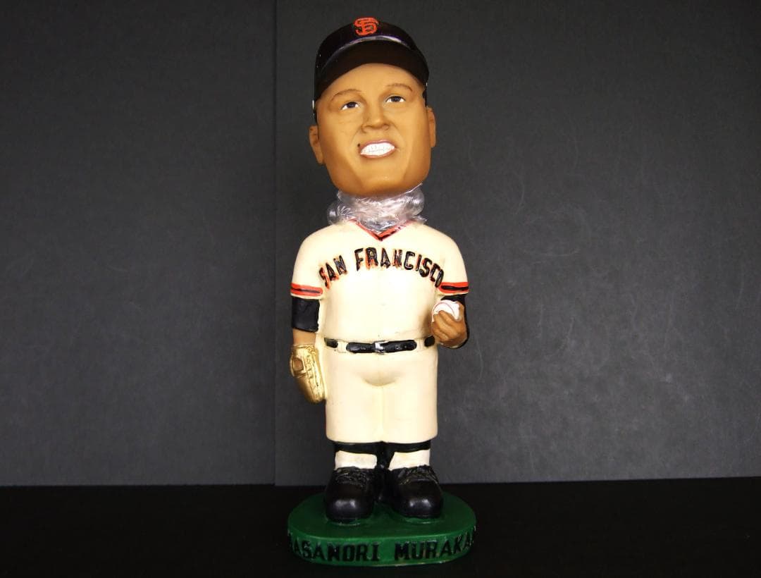 2008 球場配布品　日本人メジャーリーガー第1号　マッシ―村上　ボブルヘッド