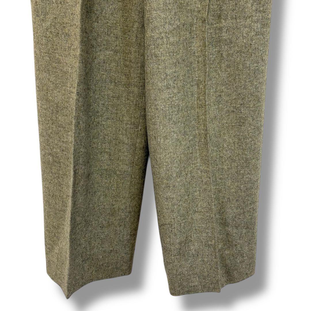 【ヴィンテージ】YSLサンローラン ウールカシミヤ30％ パンツスーツ 秋冬用