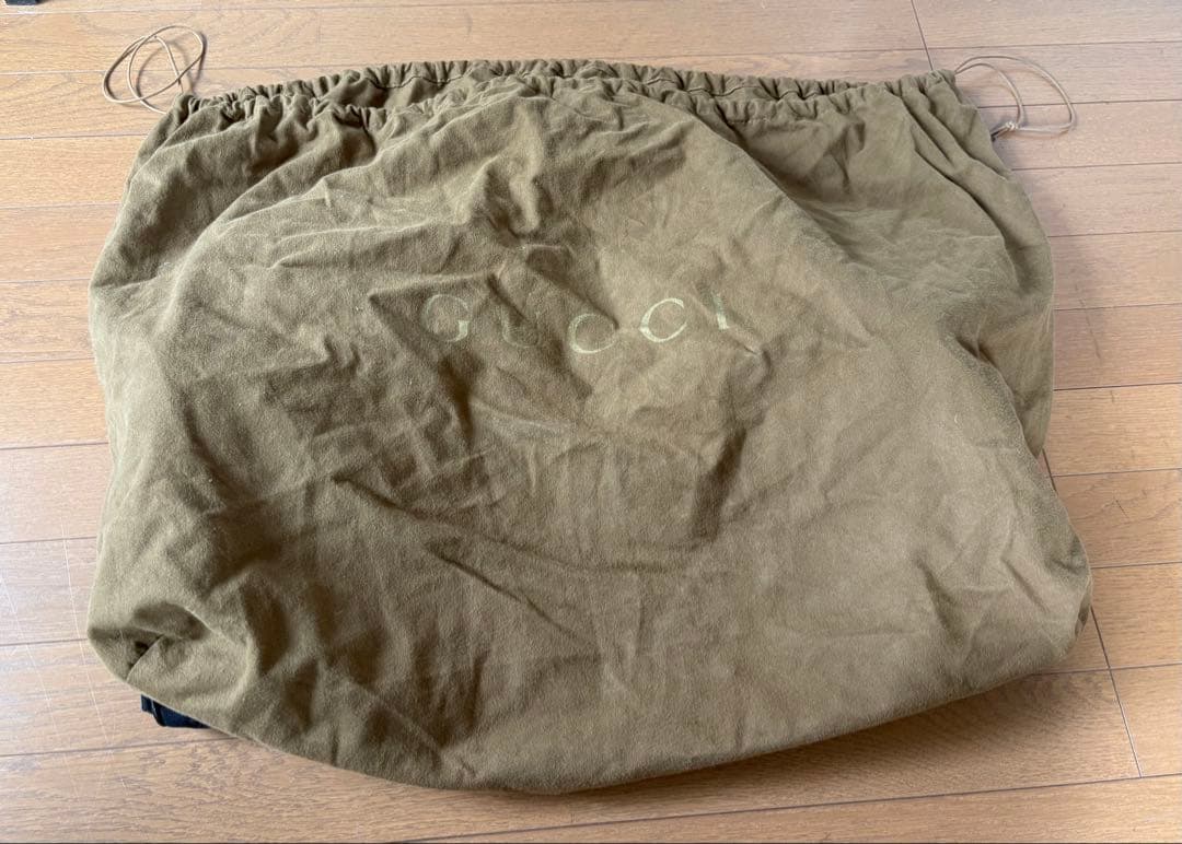 GUCCI ボストンバッグ ブラック GGパターン