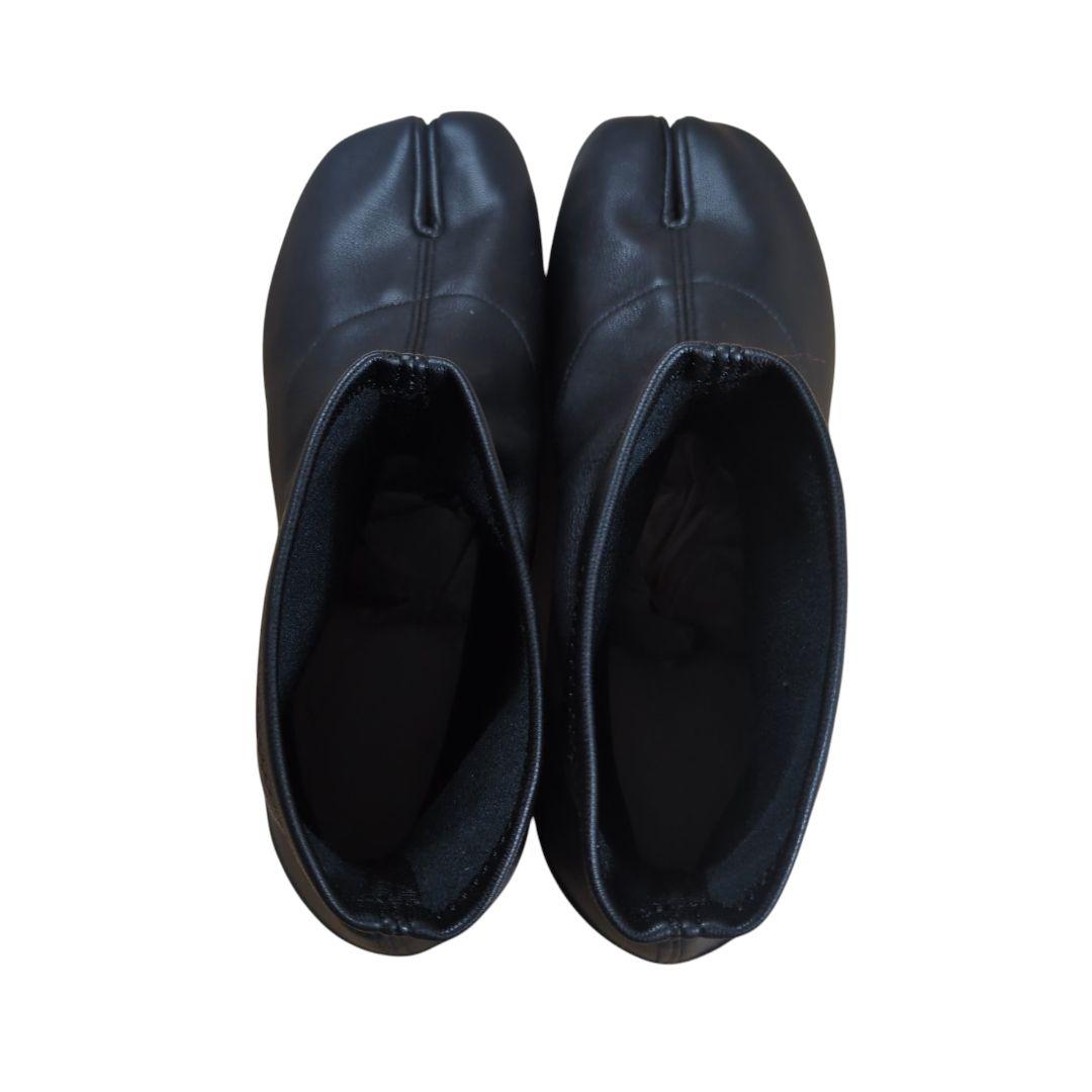 【新品】メゾン マルジェラ レザー 足袋ブーツ ブラック 37