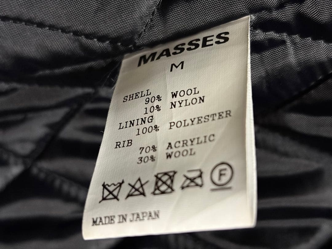 【超レア　キムタク私物】　MASSES MELTON ZIP JKT 正規品