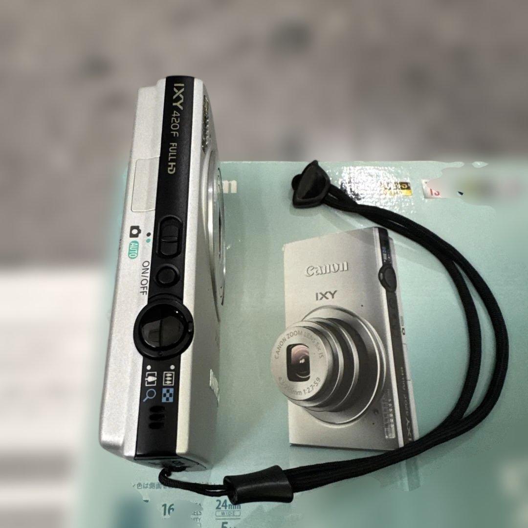 Canon IXY 420F シルバー　コンパクトデジタルカメラ
