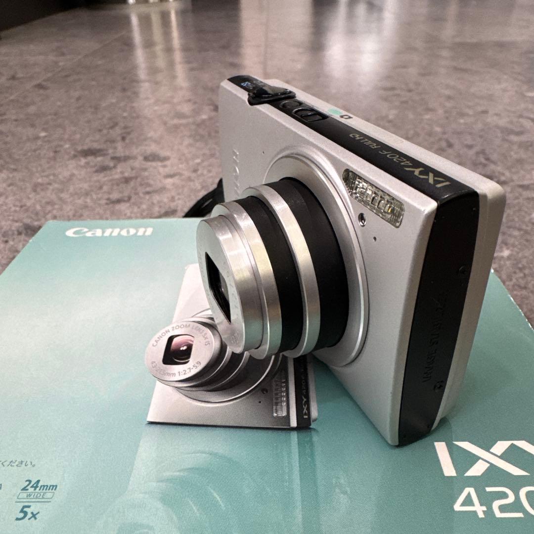 Canon IXY 420F シルバー　コンパクトデジタルカメラ