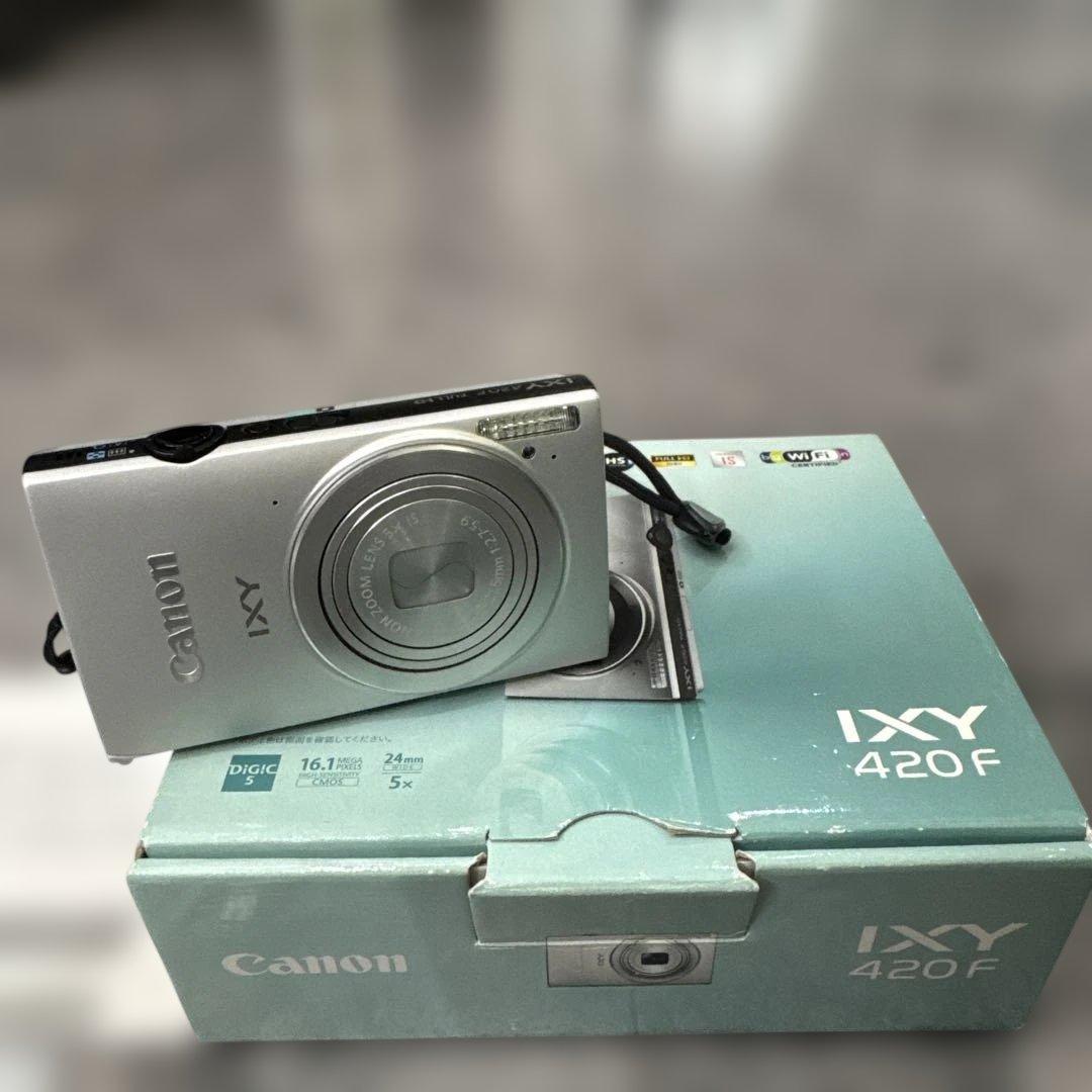 Canon IXY 420F シルバー　コンパクトデジタルカメラ