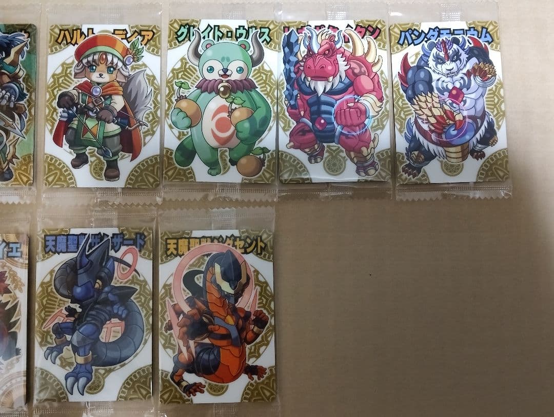 神羅万象チョコ 天地神明の章 1弾29枚 2弾29枚 3弾30枚 4弾29枚