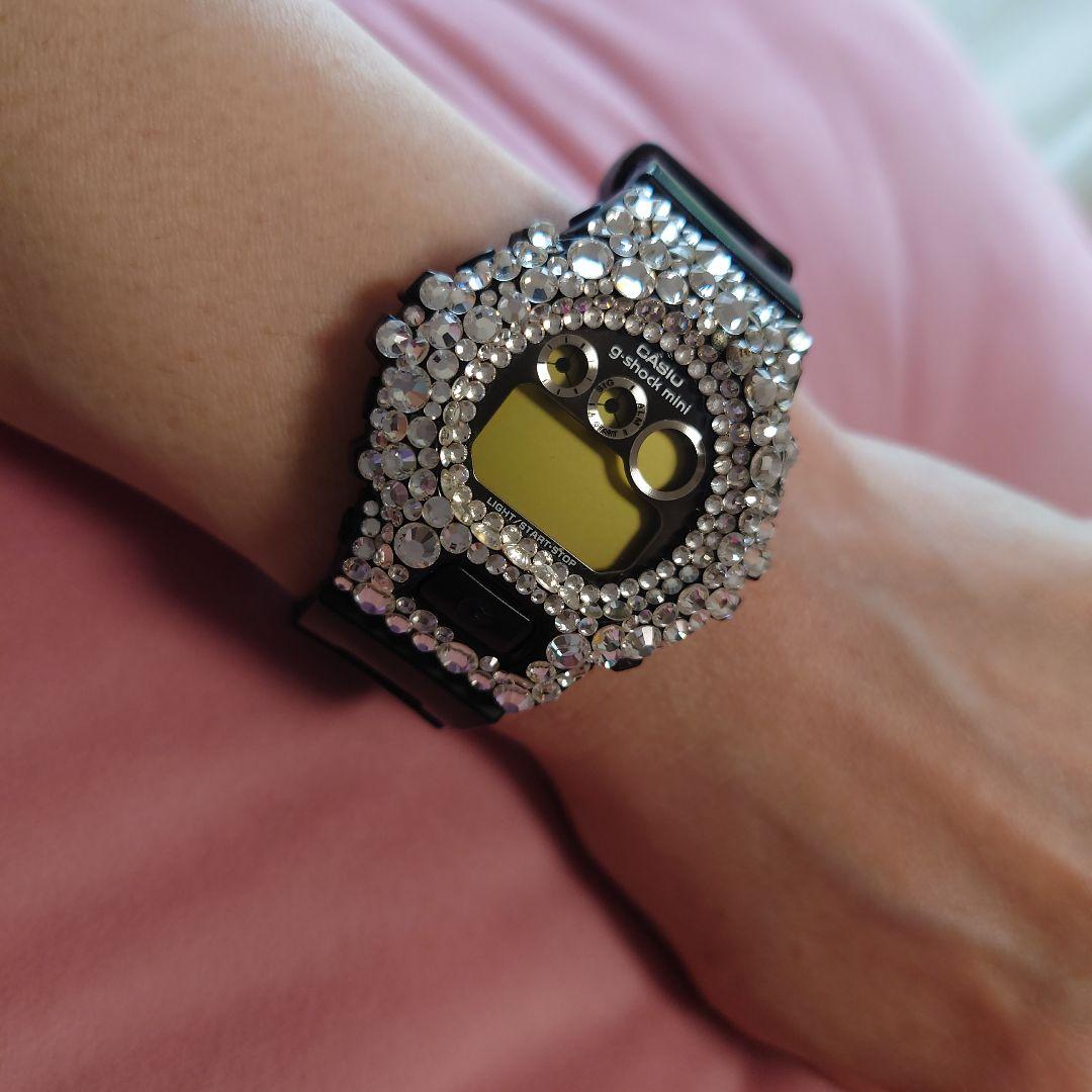 G-SHOCK デジタル腕時計 スワロフスキー装飾