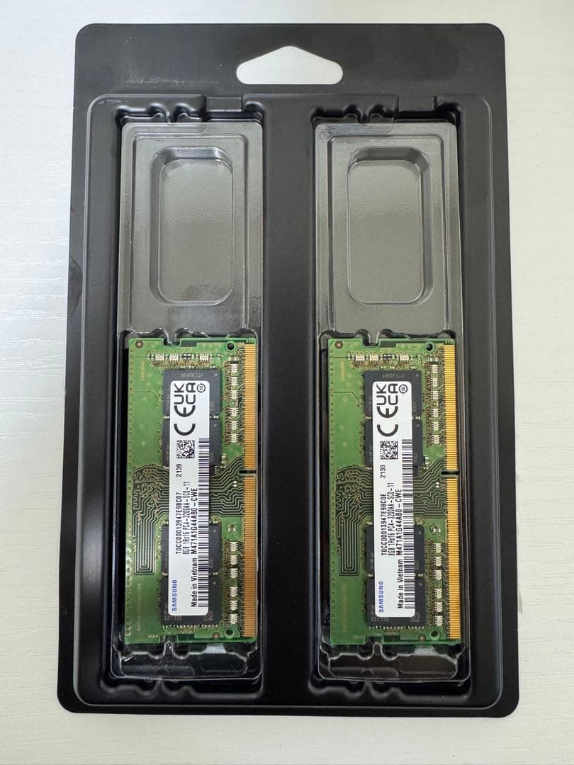 エ*8様 Samsung DDR4 8GB×2枚（16GB）