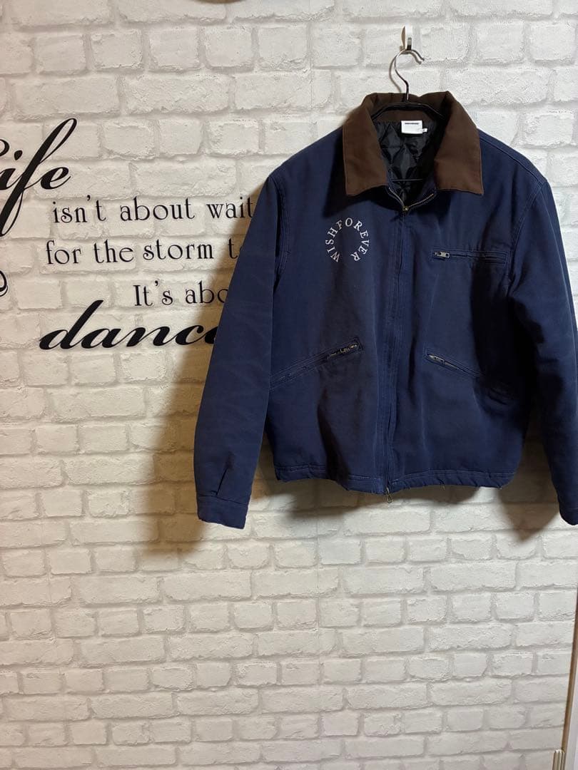WISH FOREVER ドローコードビンテージライクショートダックジャケット