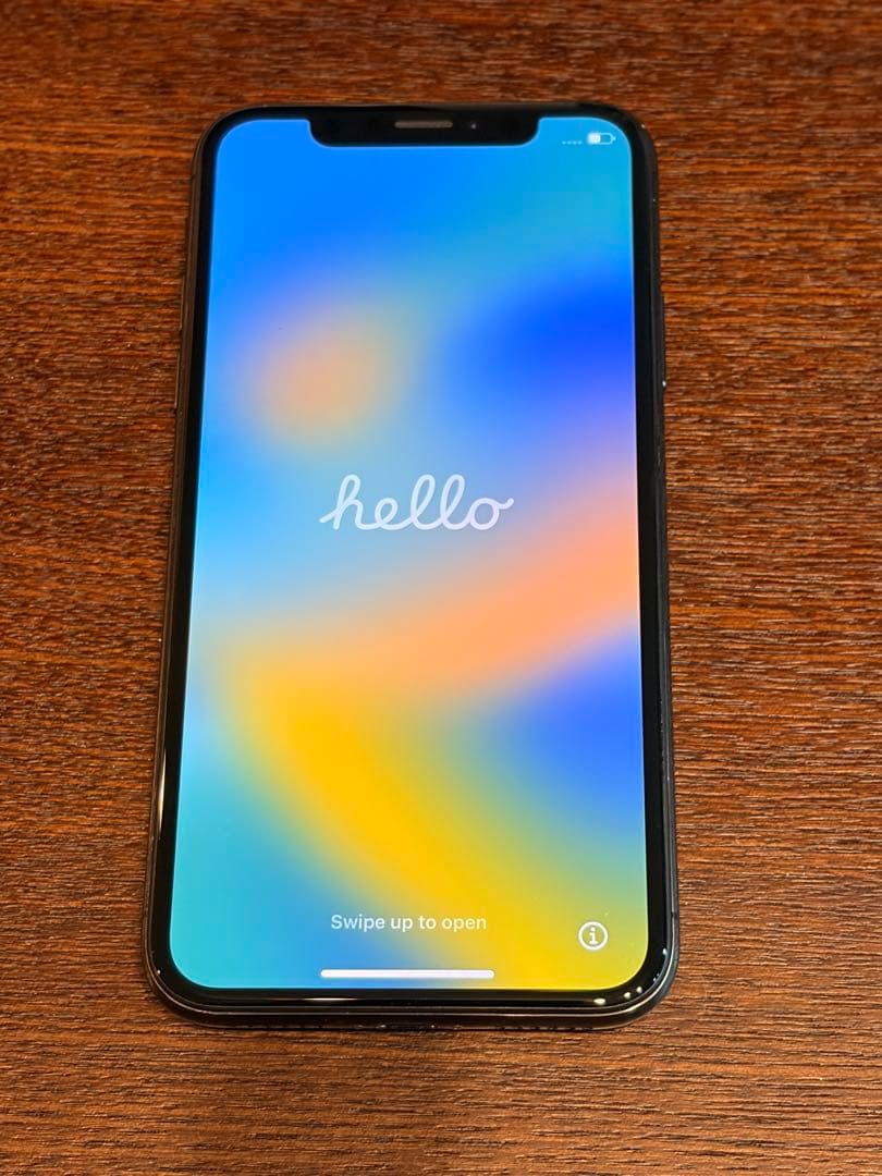 Apple iPhone X スペースグレー 本体 中古美品