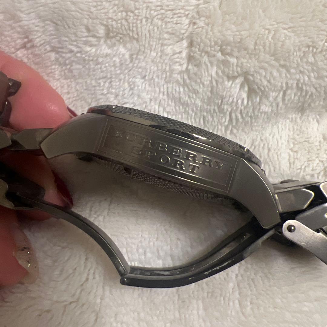 BURBERRY SPORT ブラック クロノグラフ