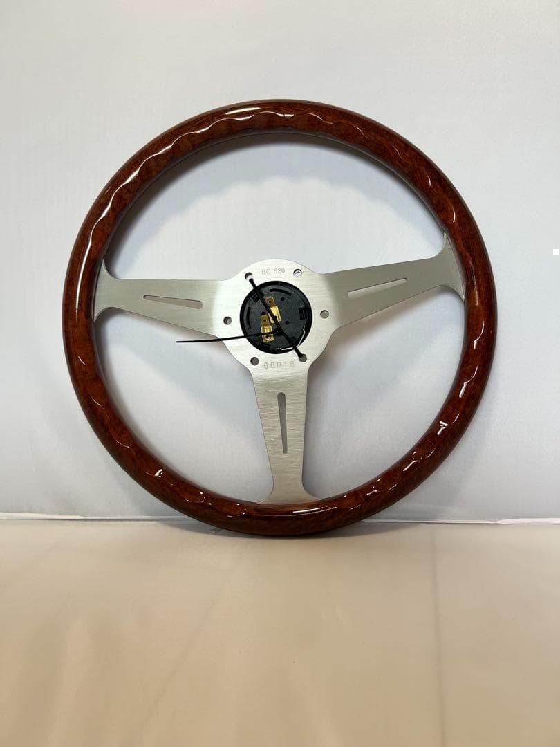 新品未使用 ナルディ 社外 ウッドナルディ ステアリング 送料無料　茶