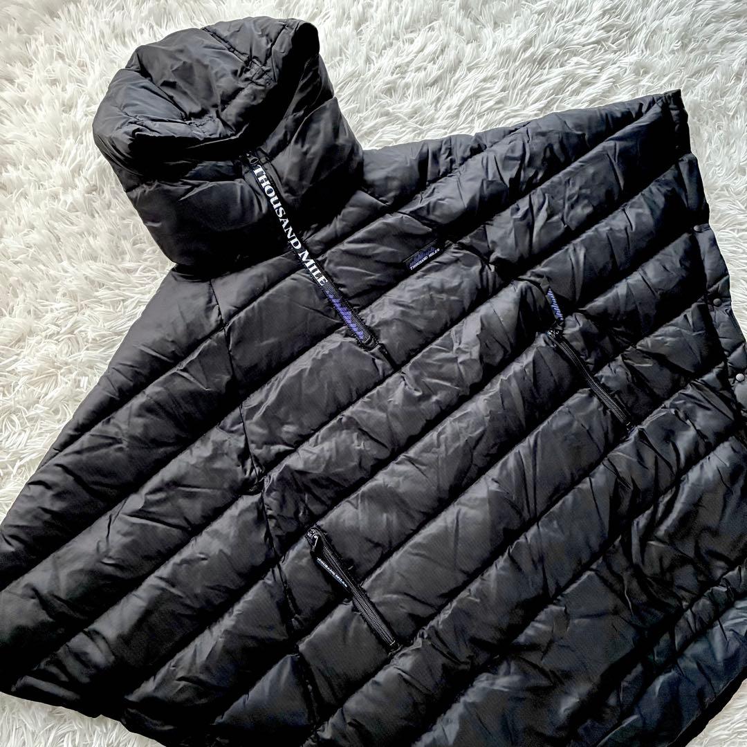 【THOUSAND MILE 】FREAK'S STORE別注 ダウンポンチョ