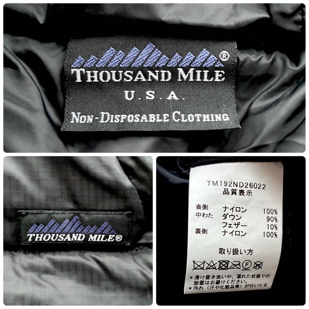 【THOUSAND MILE 】FREAK'S STORE別注 ダウンポンチョ