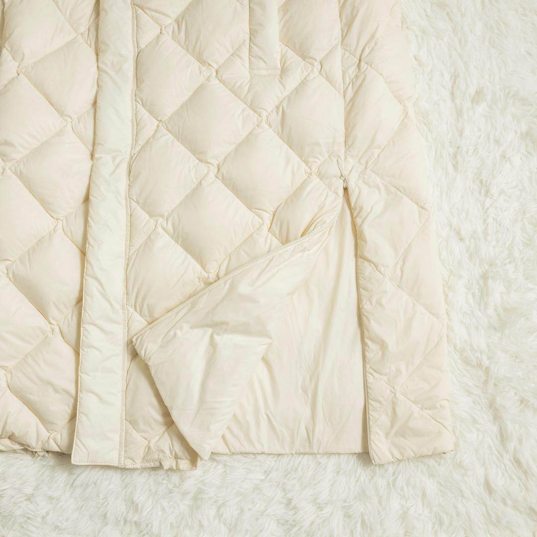 タグ付き ノーリーズ TAION 別注 ダイヤキルトスタンドロングダウン コート