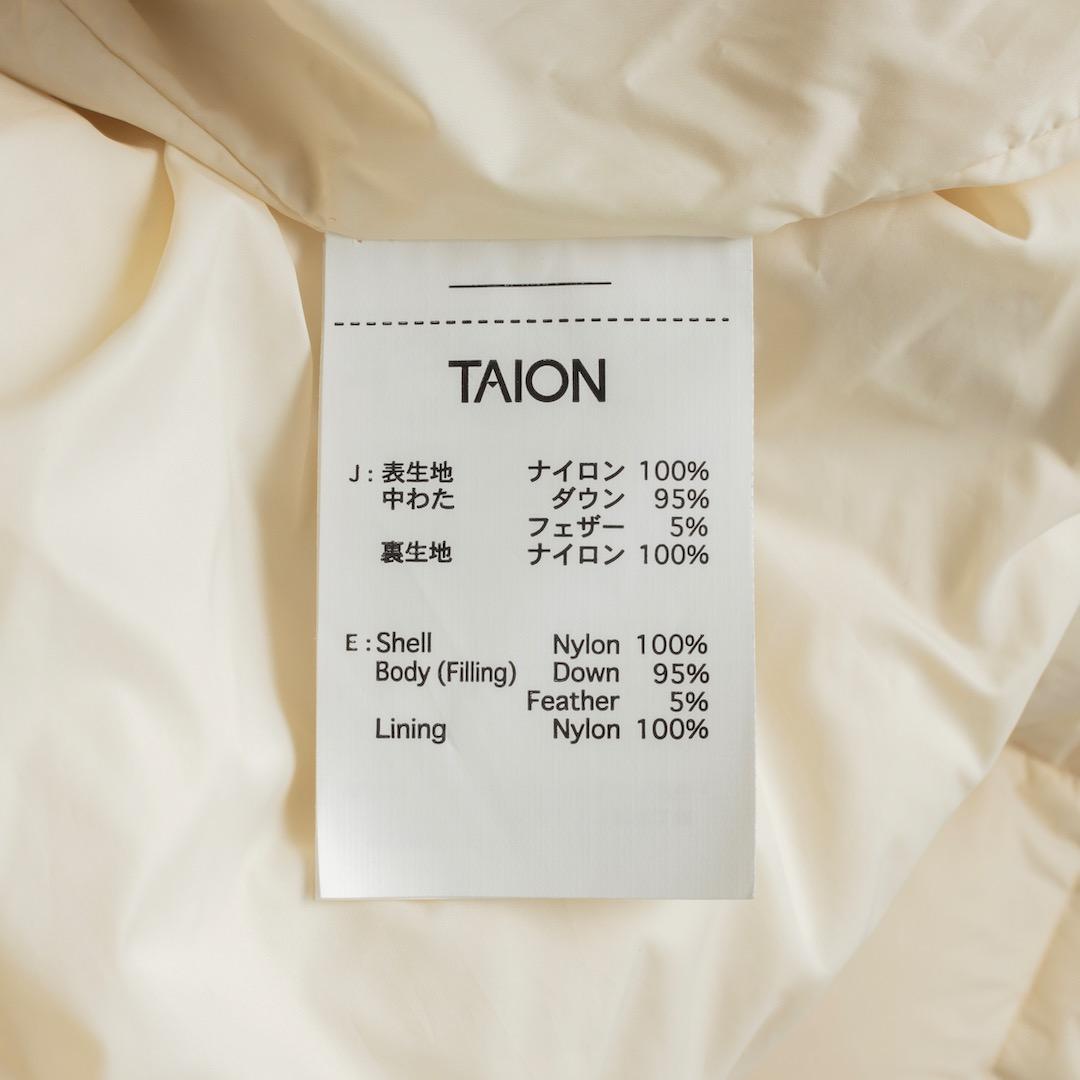 タグ付き ノーリーズ TAION 別注 ダイヤキルトスタンドロングダウン コート