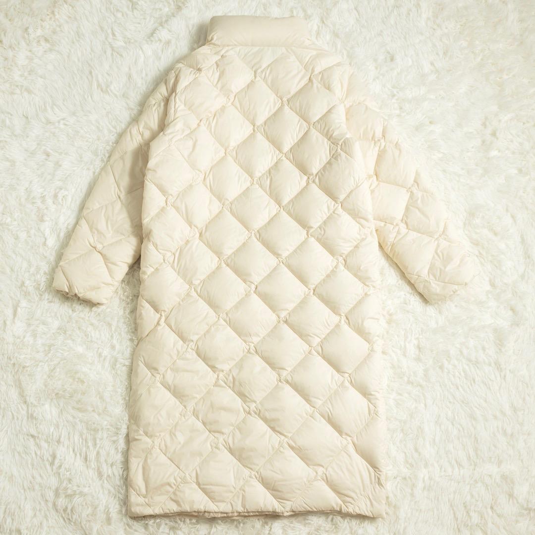 タグ付き ノーリーズ TAION 別注 ダイヤキルトスタンドロングダウン コート