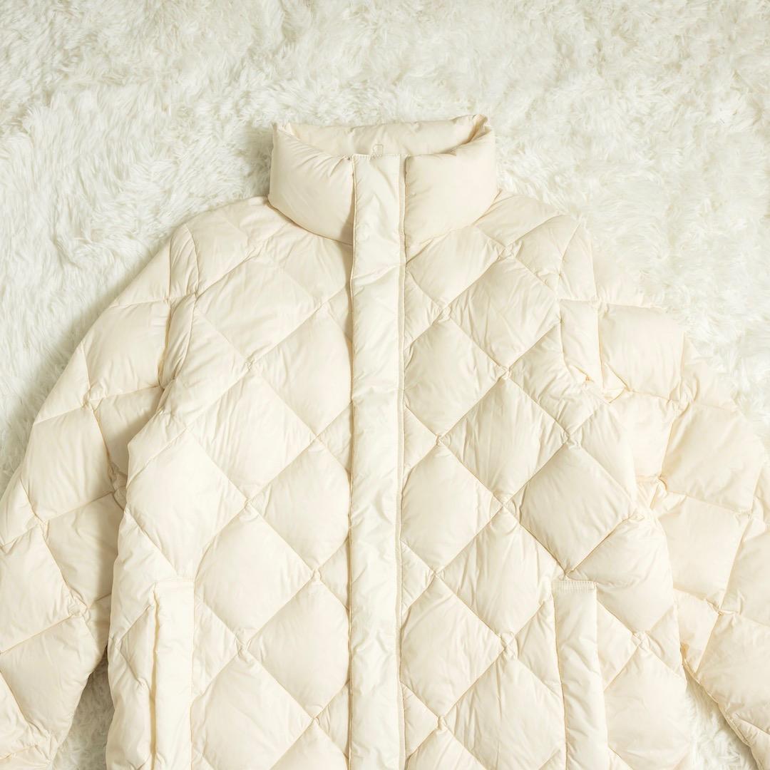 タグ付き ノーリーズ TAION 別注 ダイヤキルトスタンドロングダウン コート