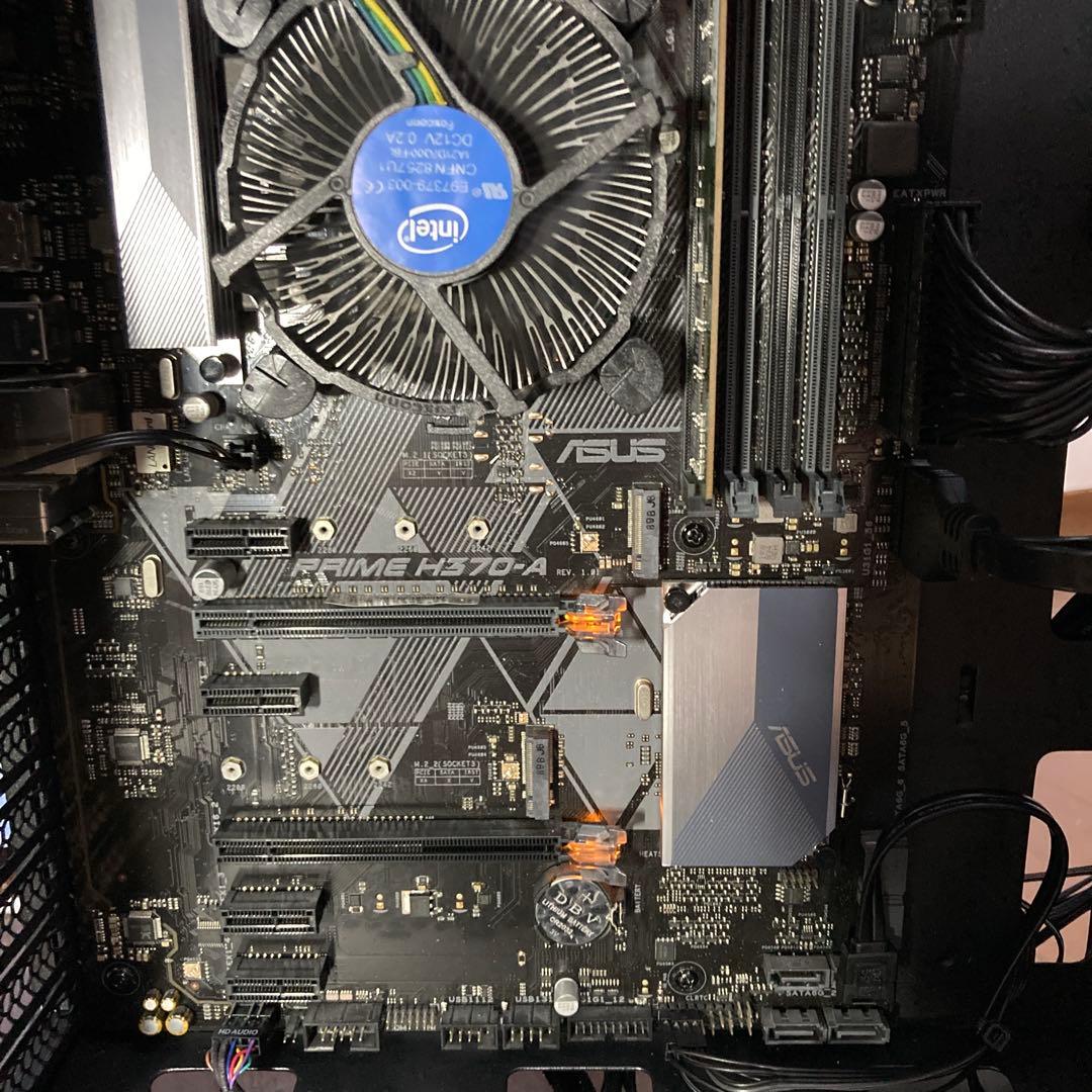 ASUS PRIME H370-A デスクトップPC (新品PCケース使用)