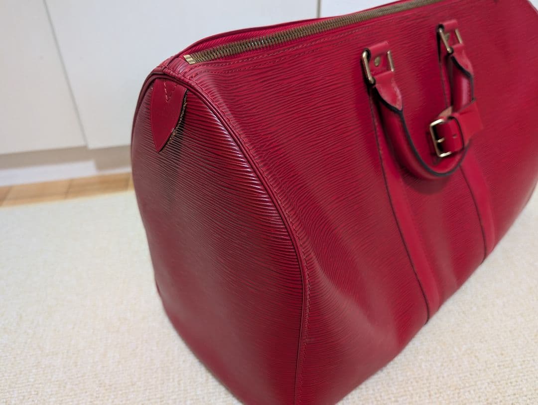 美品　ルイヴィトン エピ ボストンバッグ　赤