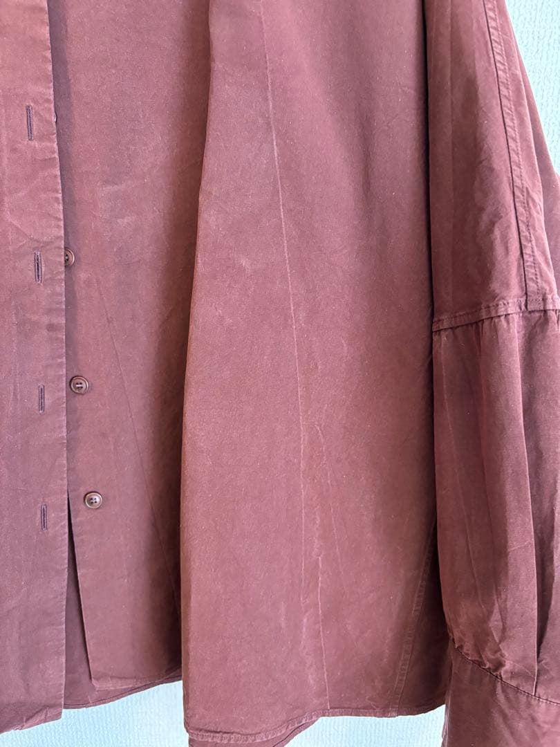 Sale CASEY CASEY バーガンディ 長袖シャツ XS
