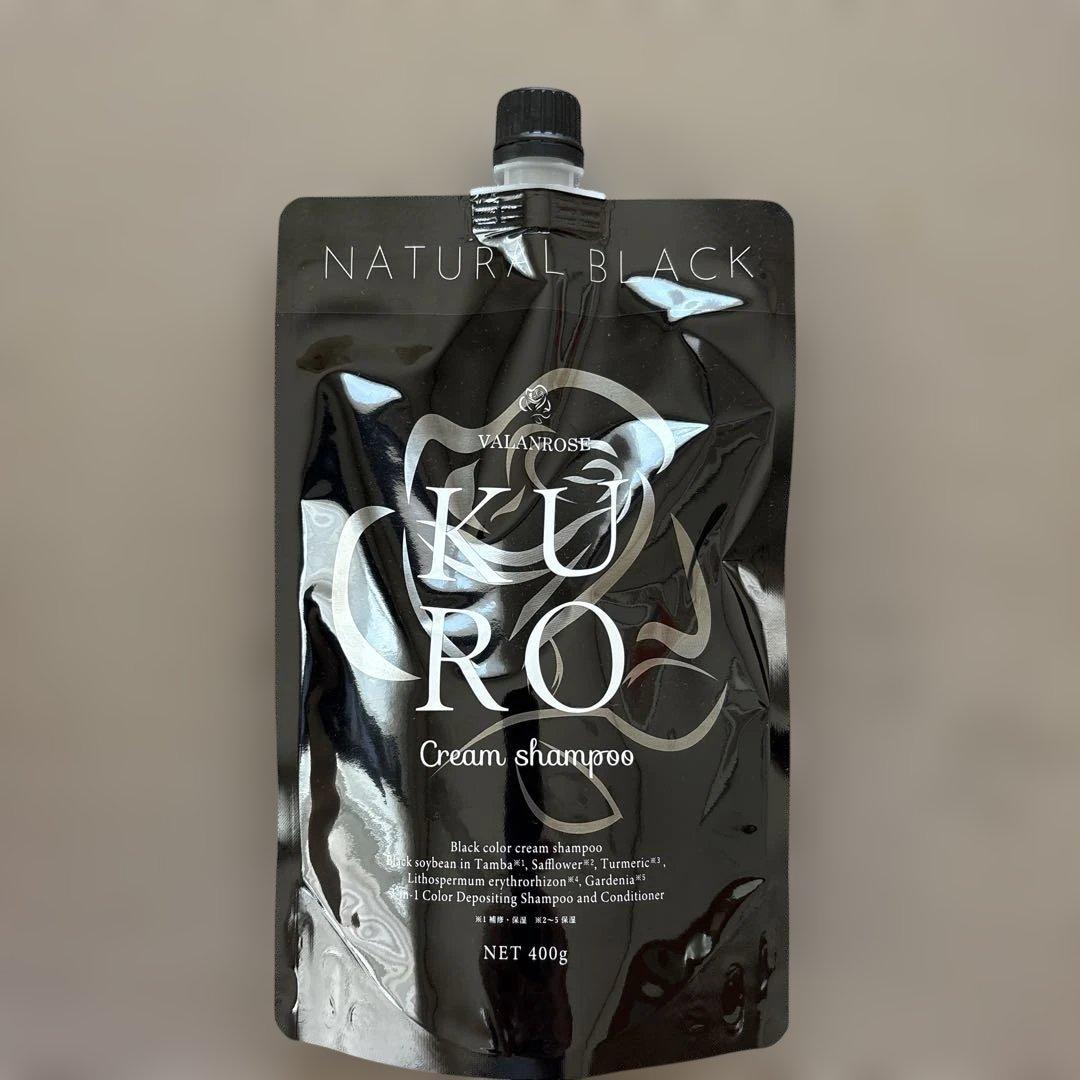 ＫＵＲＯ　クリームシャンプー ＮEＴ400ｇ カラー　ナチュラルブラック