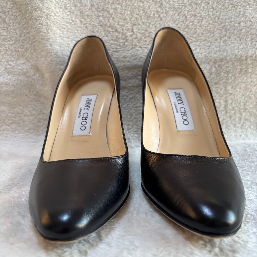 ✨️美品✨️ JIMMY CHOO ジミーチュウ レザー パンプス 24.5㎝