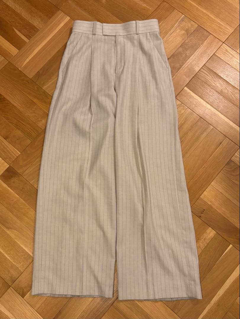 NOBLE 麻ストレッチピークドラペルダブルジャケット✖️ 麻ストレッチパンツ