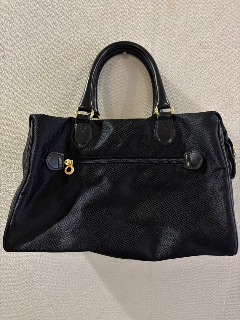 BALENCIAGA 【ACE】ブラック ボストンバッグ