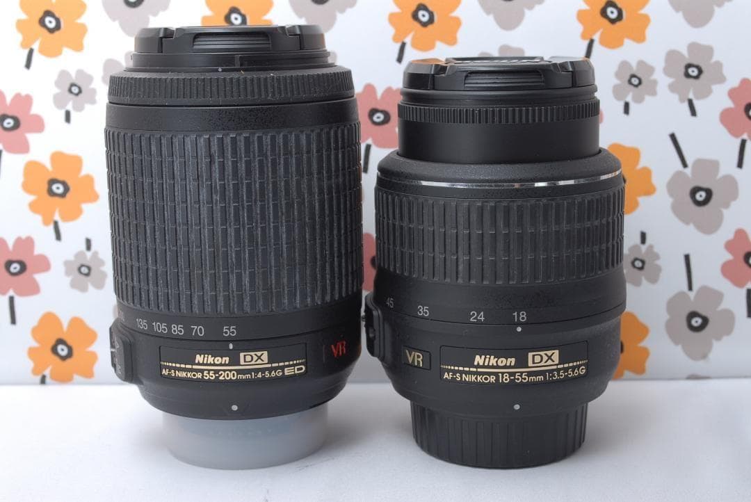 ❤Nikon D3200❤Wレンズセット❤付属品たくさん！❤スマホ転送OK❤