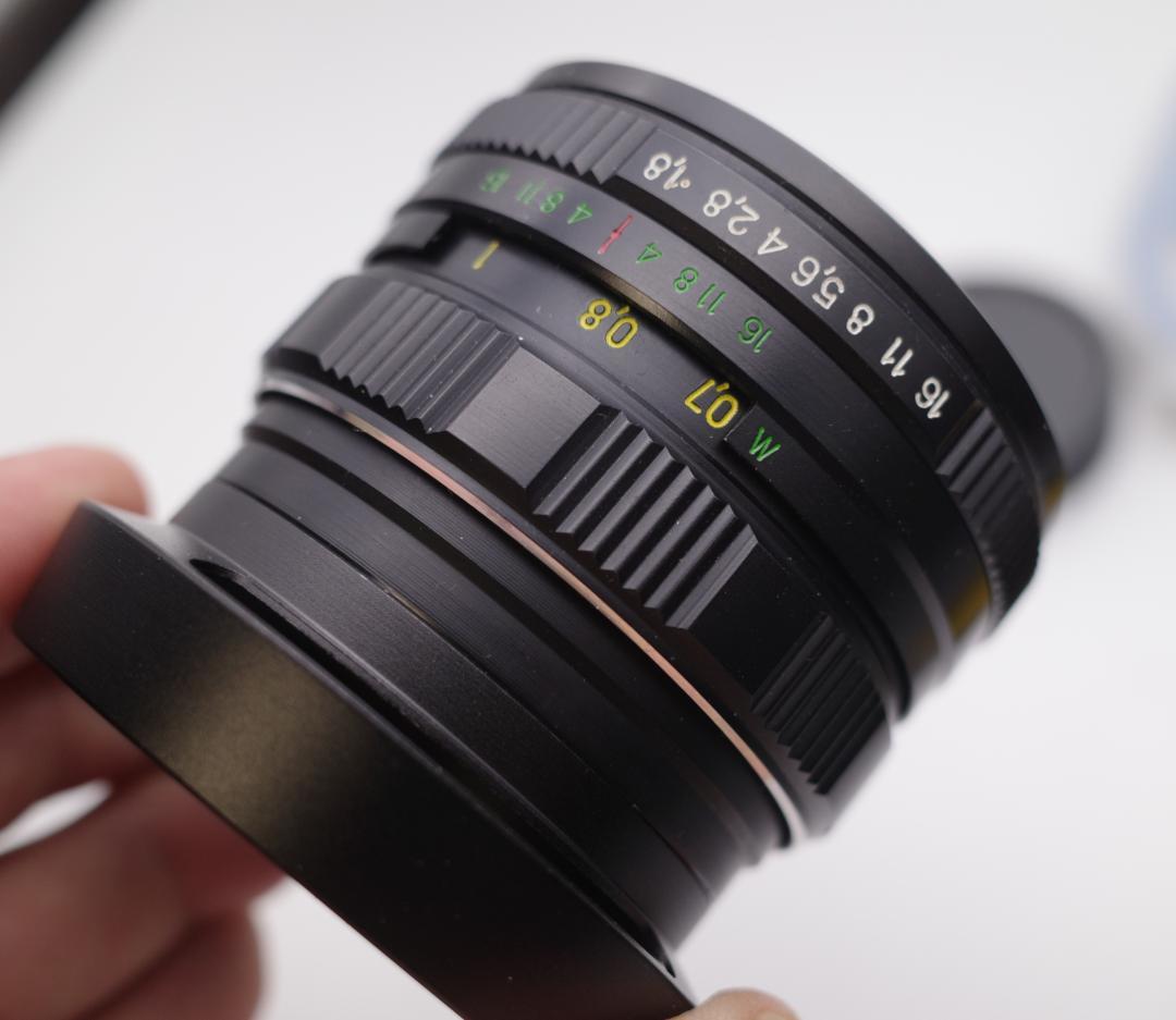 78　新品同様　希少ヘリオス　77M-4　ぐるぐるボケレンズ　　M42