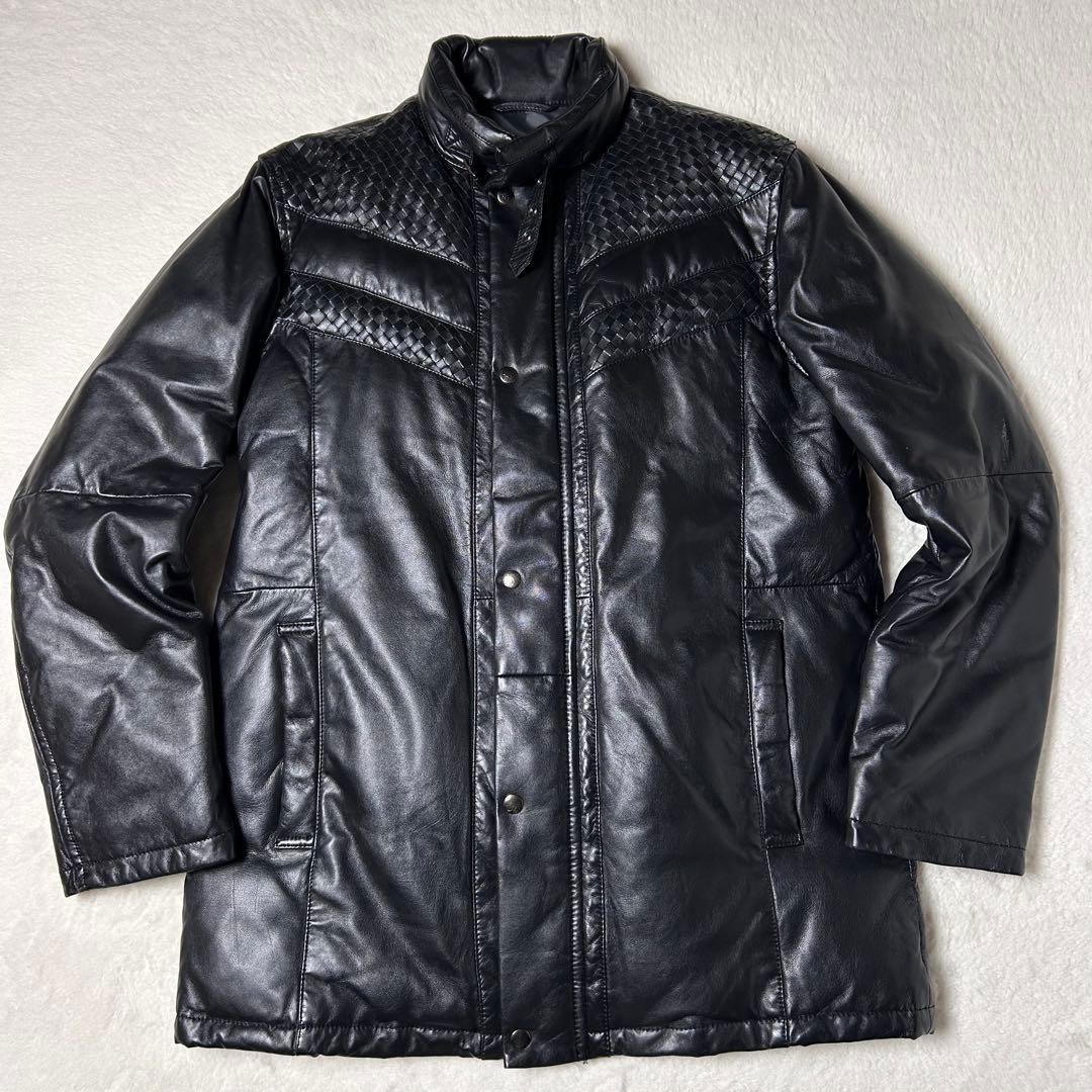 上質‼️ barassiバラシ ミラノ イタリア製 シープスキン ダウンコート