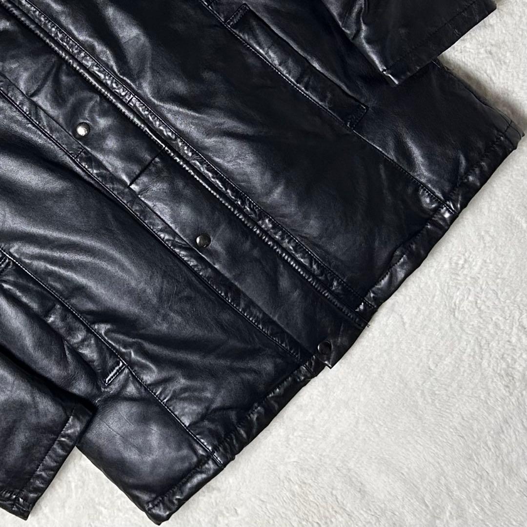 上質‼️ barassiバラシ ミラノ イタリア製 シープスキン ダウンコート