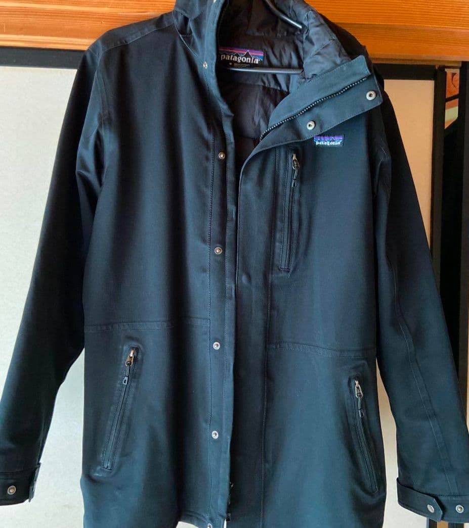 patagonia ブラック マウンテンパーカー S　インナー付き