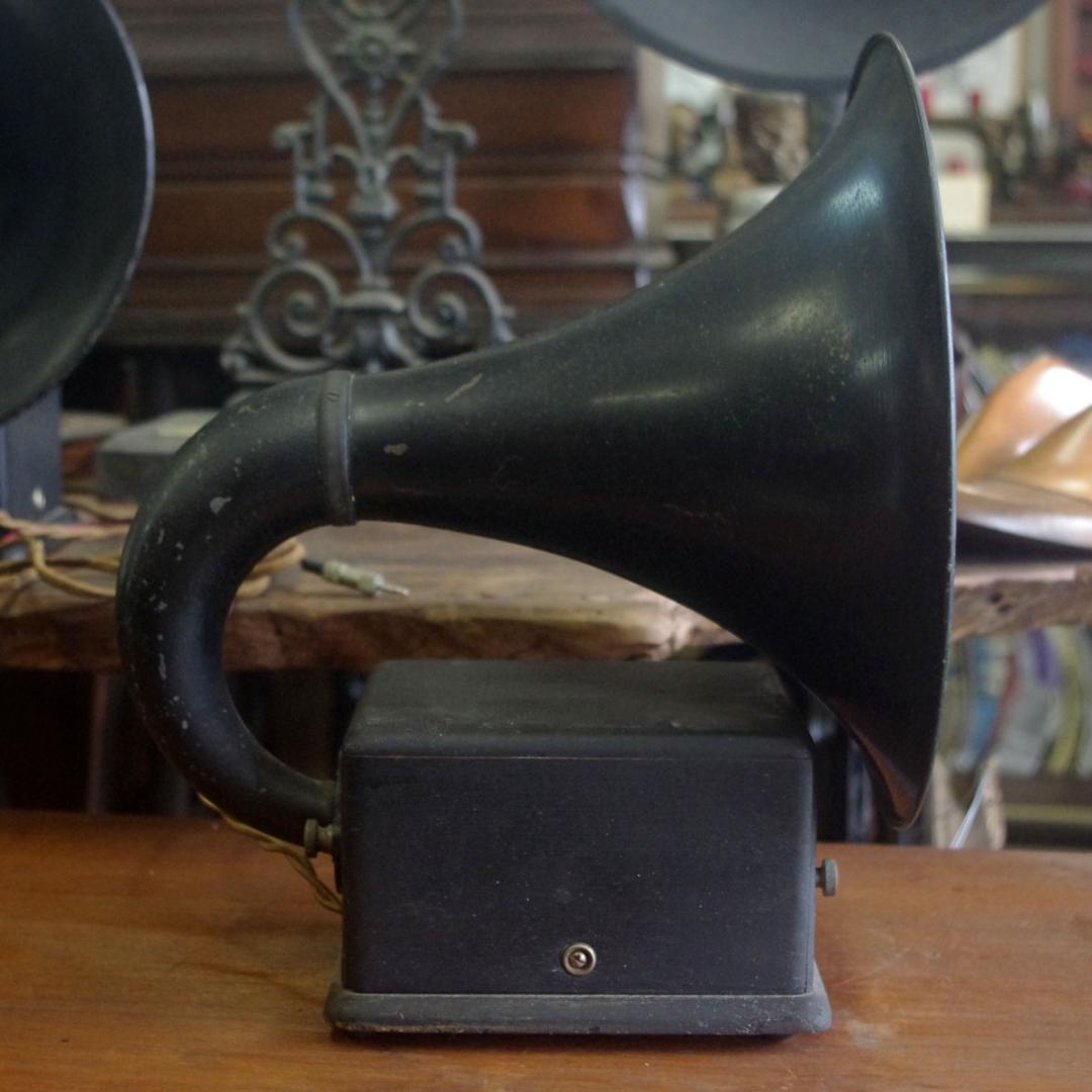 ヴィンテージ ホーンスピーカー 米国 DICTOGRAPH製 ラジオ SP-01