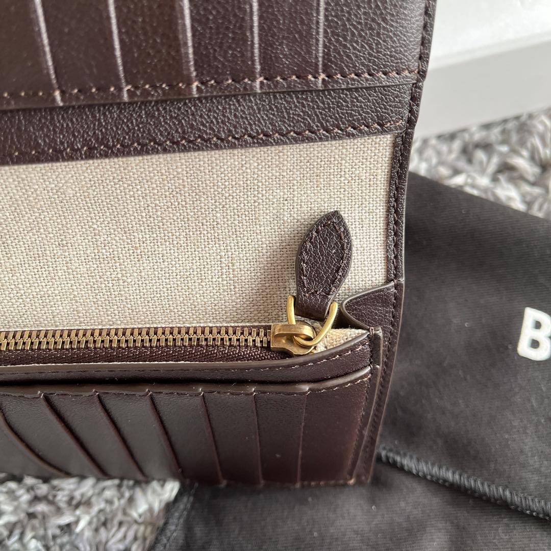 【未使用品！！】ベルルッティ バディ トワル マルブフ 長財布 ブラウン レザー