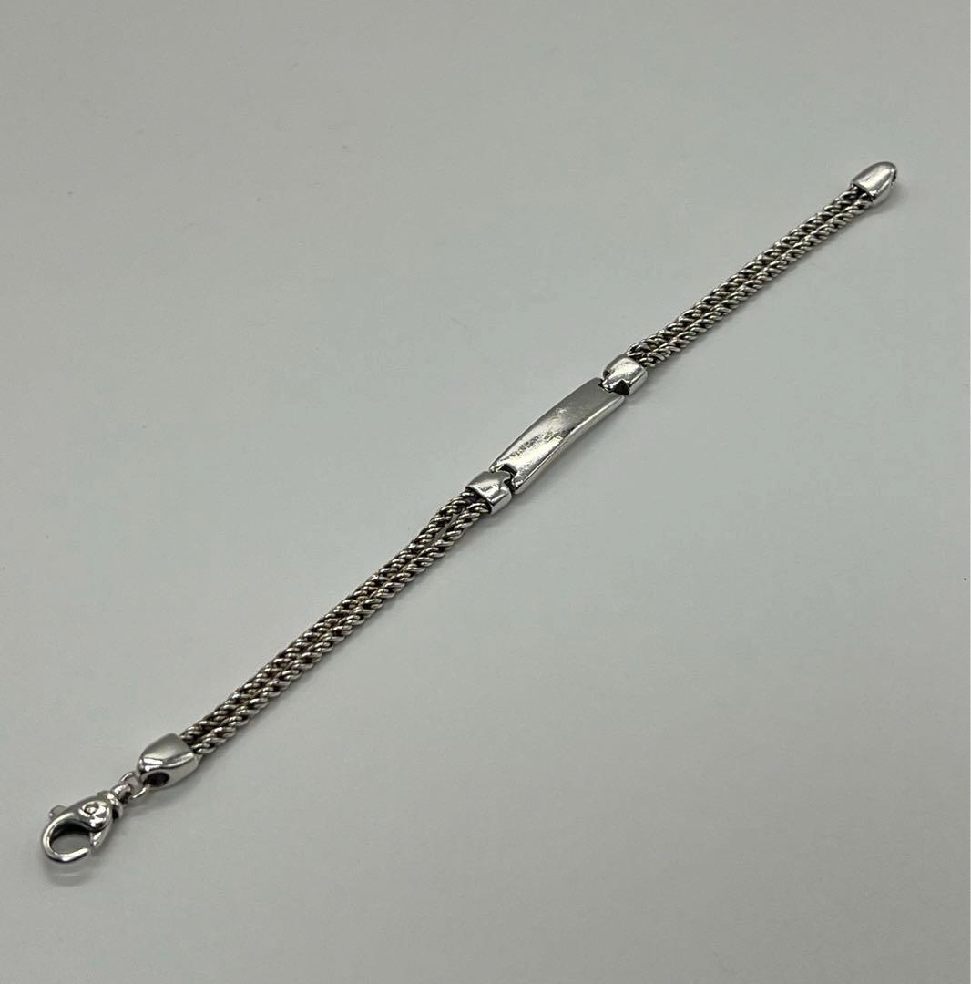 ティファニー TIFFANY ダブルロープ IDブレスレット SV925 希少
