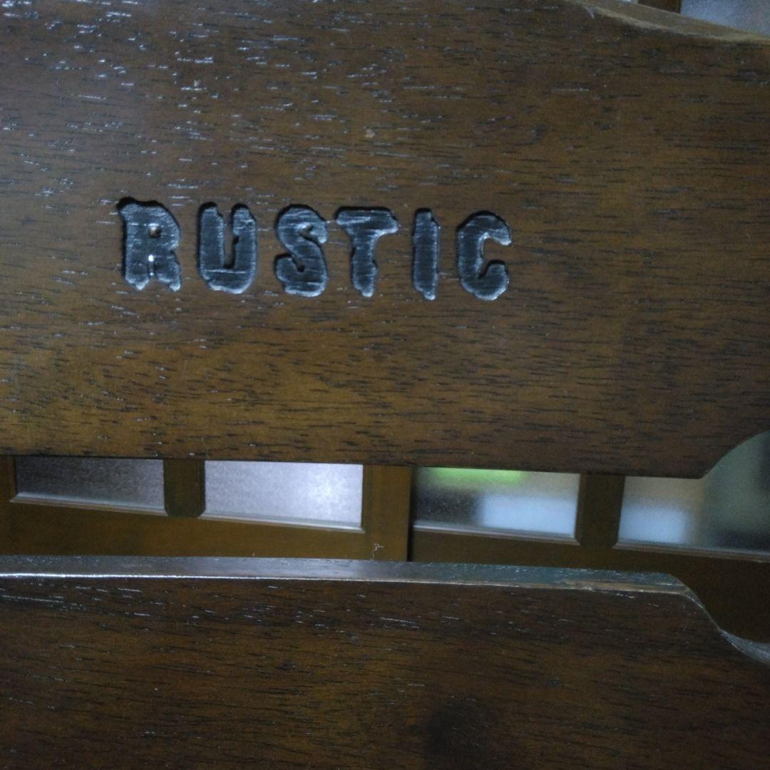 カリモクRUSTIC 木製カントリーチェア 2脚セット