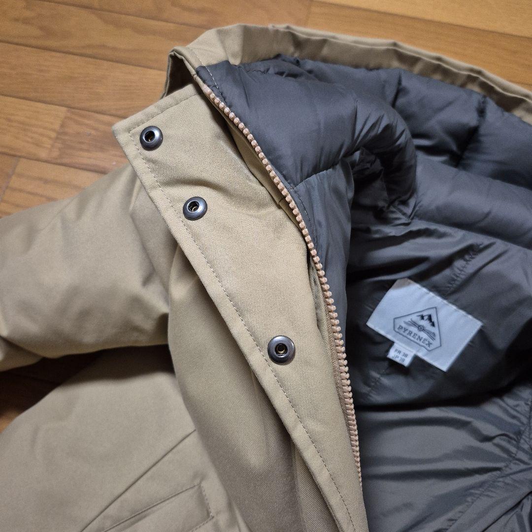 c*o様 PYRENEX ベージュ ダウンジャケット美品 ボルドー FR 38