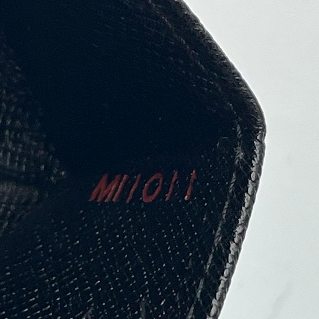 【極美品】LOUIS VUITTON ケース　ポルトモネボワット　エピ　黒