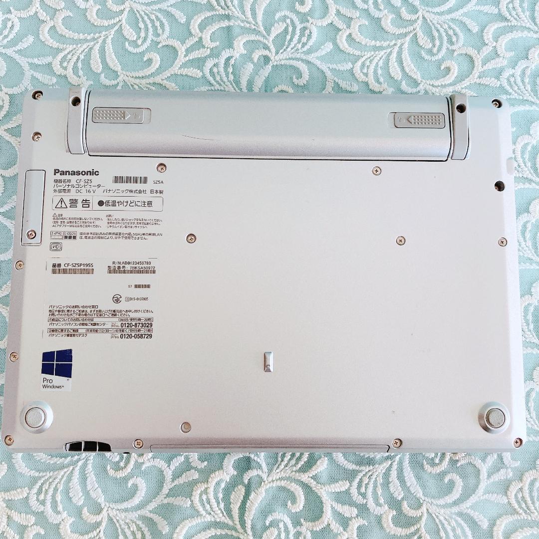 美品✨軽量小型✨ノートパソコンレッツノート✨SZ5✨Corei5✨SSD✨カメラ