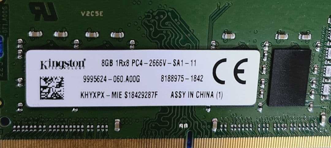 PC用メモリ PC4-2666V 8GB × 48枚セット