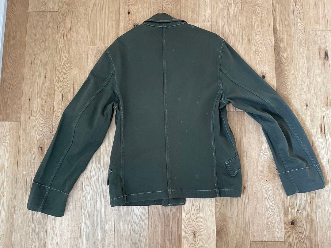 miu miu ミリタリージャケット オリーブグリーン