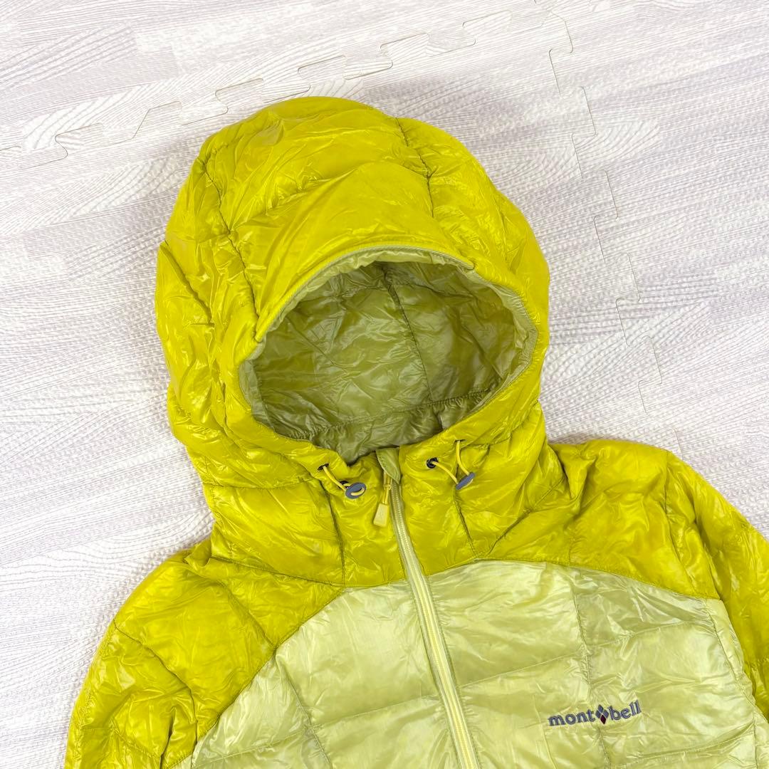 美品＊モンベル　スペリオダウンパーカ　イエロー　L　アウトドア　1101465