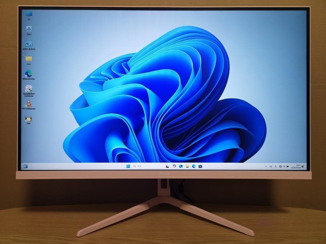 PX248 Wave ゲーミングモニター デコラパステルピンクデビル 美品