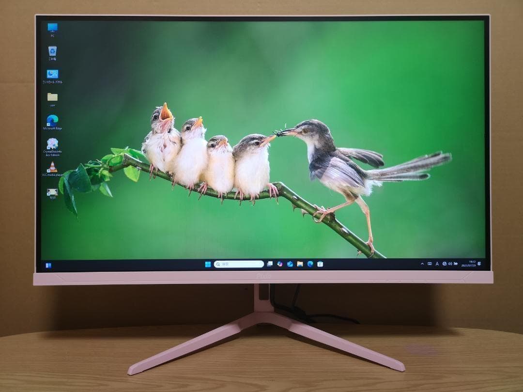 PX248 Wave ゲーミングモニター デコラパステルピンクデビル 美品